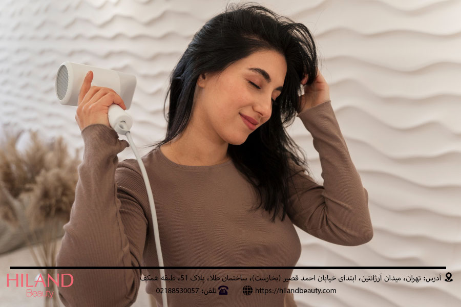 خودداری از حرارت‌دهی شدید برای حفظ ساختار داخلی مو