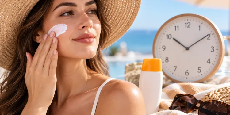 هر چند ساعت باید ضد آفتاب تمدید شود؟