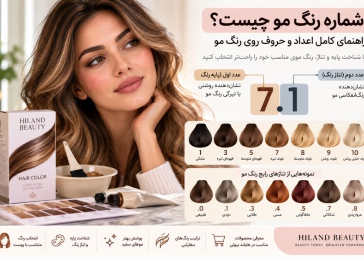 شماره رنگ مو چیست؟ راهنمای کامل اعداد و حروف روی رنگ مو