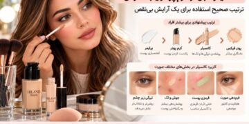 کانسیلر قبل از کرم پودر یا بعد از آن؟